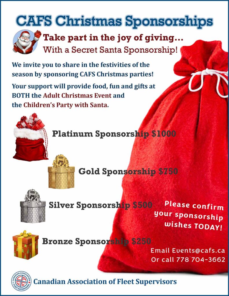 CAFS Christmas Sponsorship Opportunities