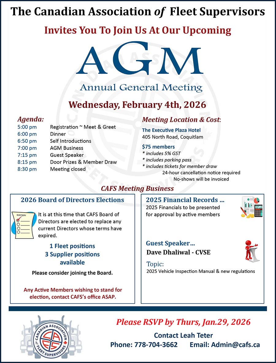 CAFS AGM Feb 4, 2026